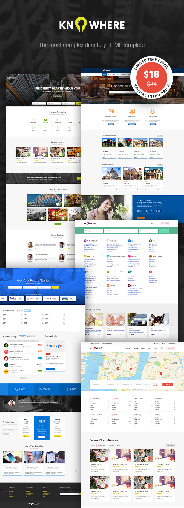 Knowhere - Multipurpose Directory HTML Template - 1