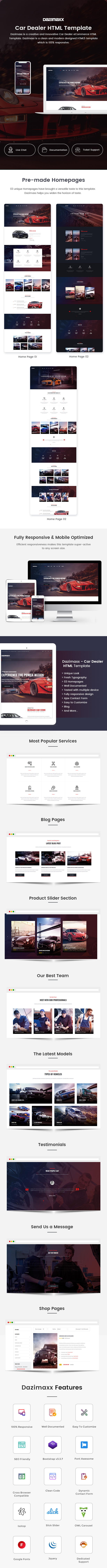 Car Dealer HTML Template - Dazimaxx - 1