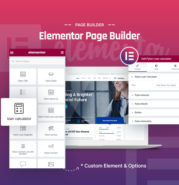 Elementor Loan