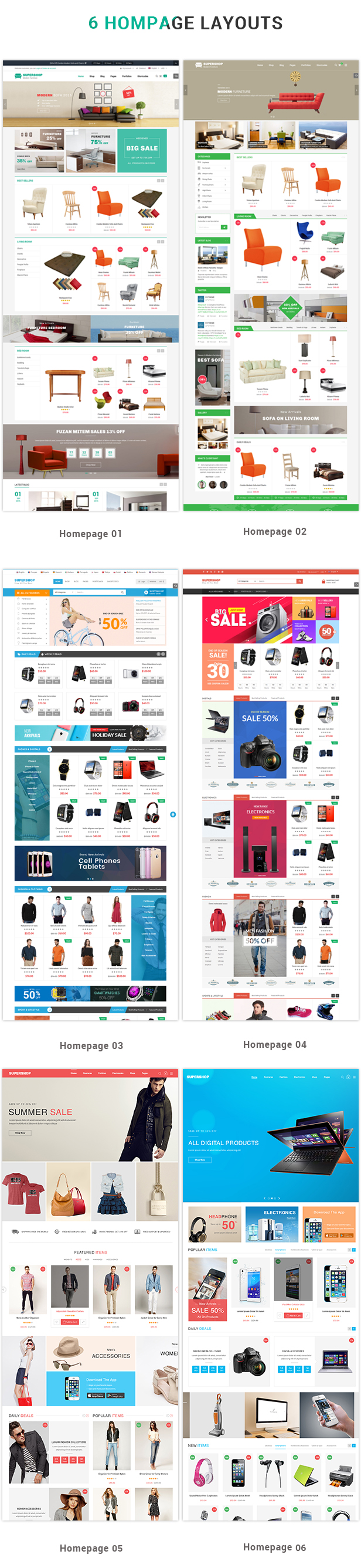 Supershop - Homepage