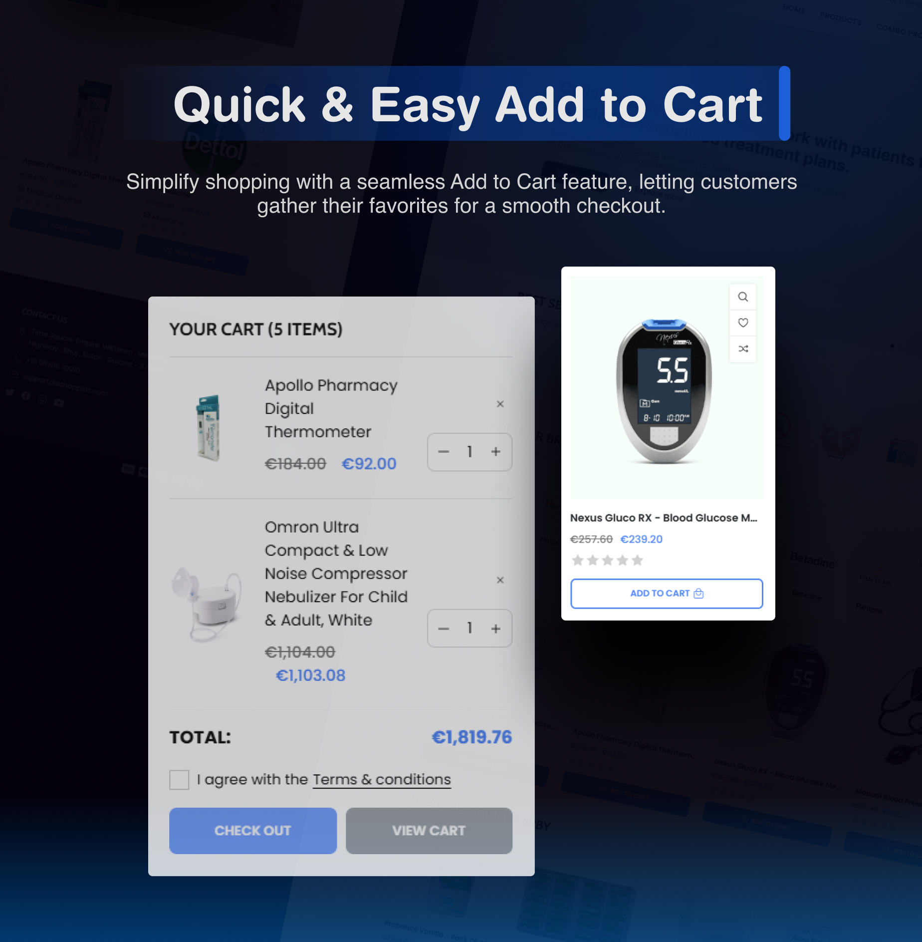 Ajax add to cart - eShop Plus - Multi Vendor, Multi Store, Multi Currency | eCommerce CMS Website in Laravel & Livewire