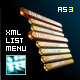 XML List Menu AS3