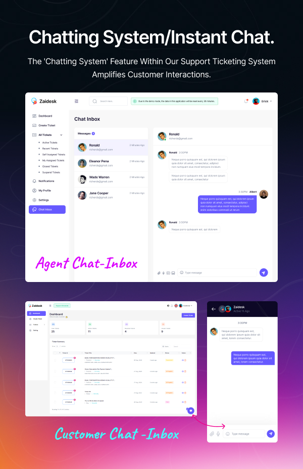 Zaidesk - Customer Support System | Helpdesk | Support Ticket. - 16