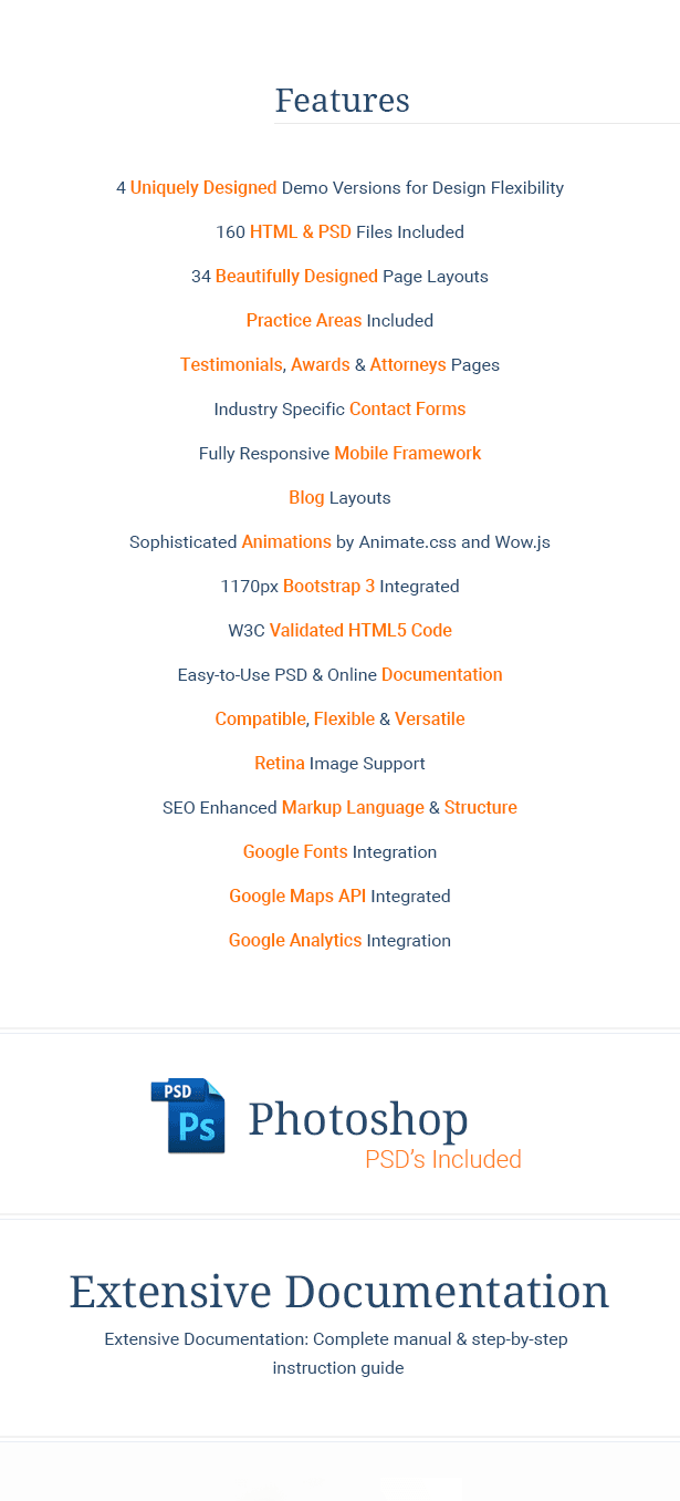 Legal Office HTML Template
