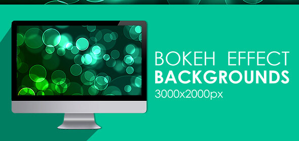 10 Bokeh Effect Backgrounds - Abstract Backgrounds