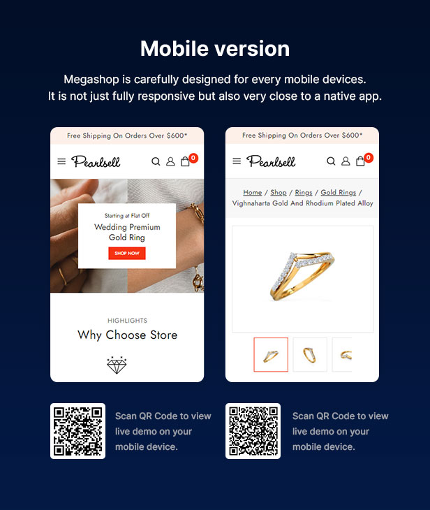 Pearlsell WP - Jewelry Elementor WooCommerce Theme - 5