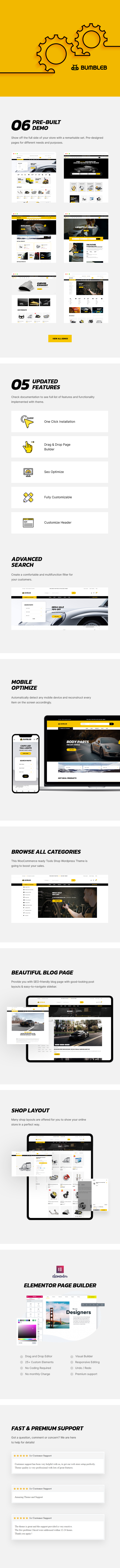 Bumbleb – Auto Parts WooCommerce Theme - 1