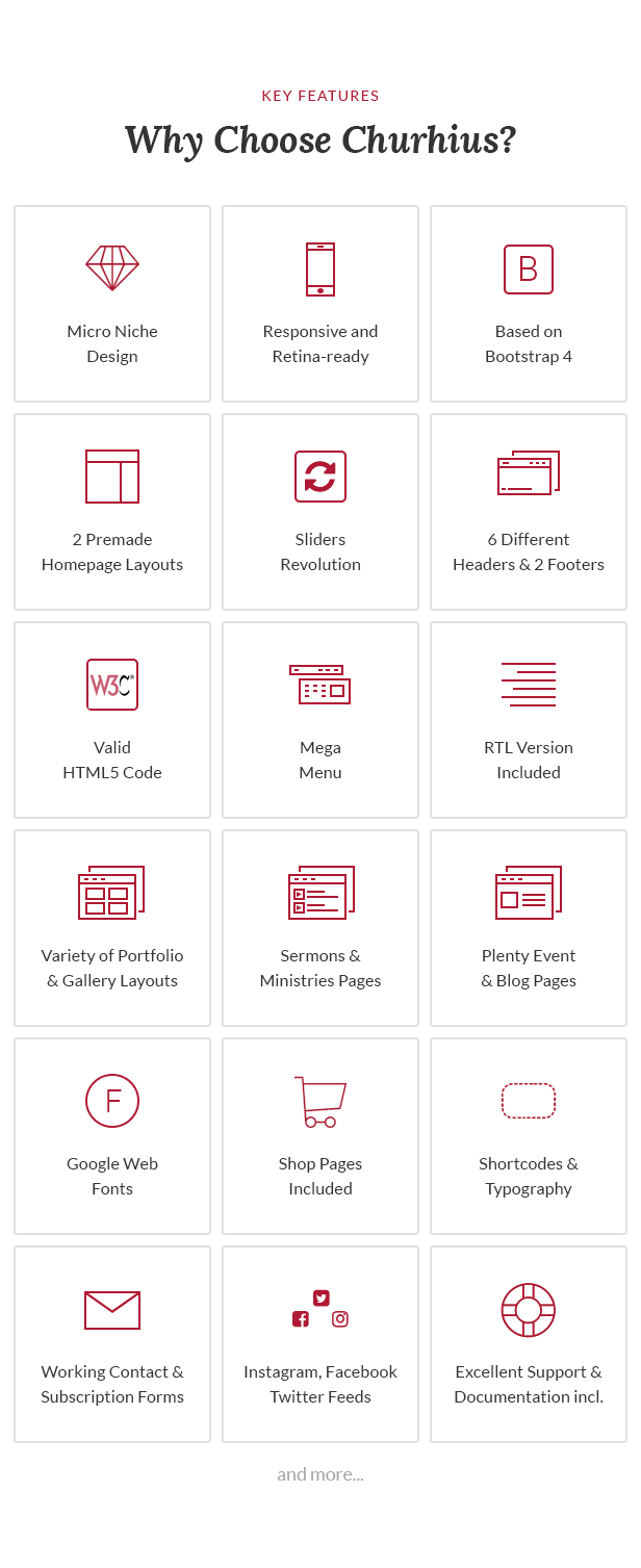 Churhius - Religion HTML Website Template - 1