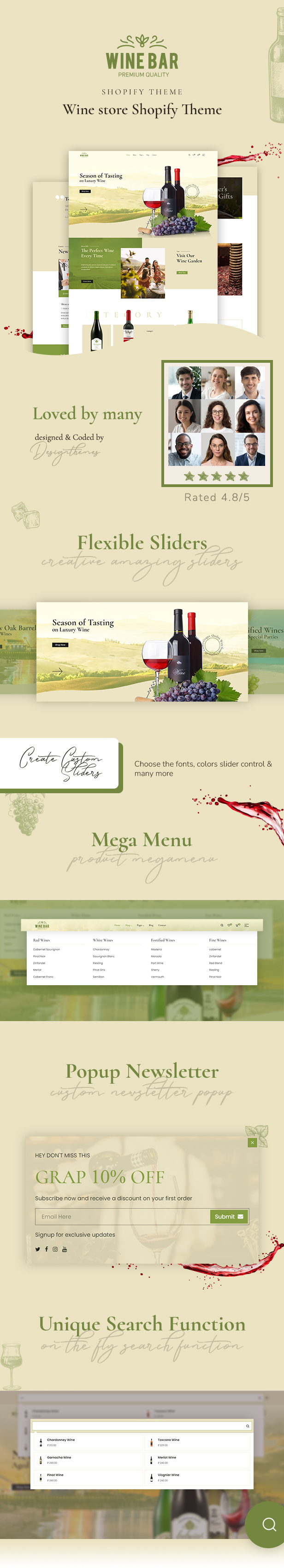 WineBar - Wine Shopify Theme - 1