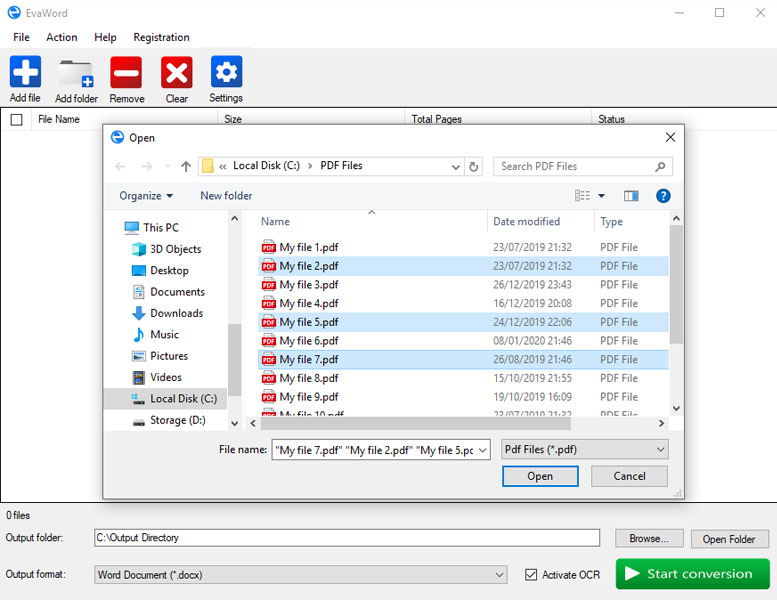 PDF to Word Converter EvaPDF - Full Resaller Rights With License Key Generator - OCR Support - 3