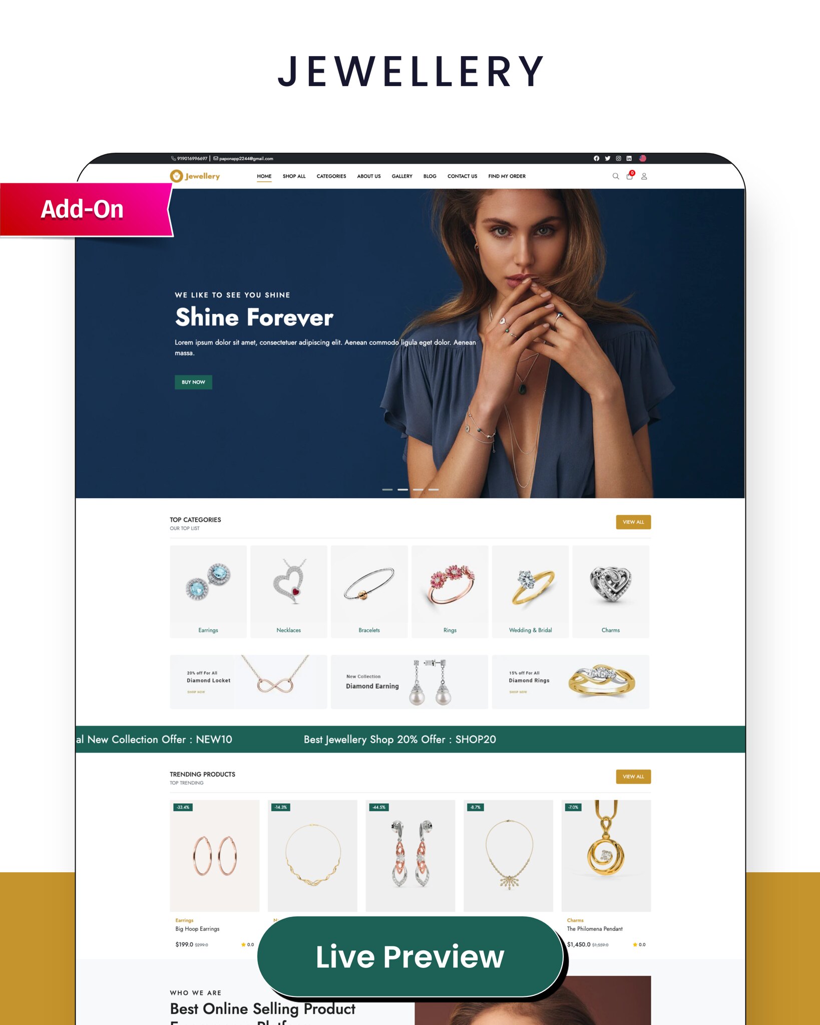 FashionHub SaaS - Multi Vendor SaaS eCommerce Business Website Builder SaaS