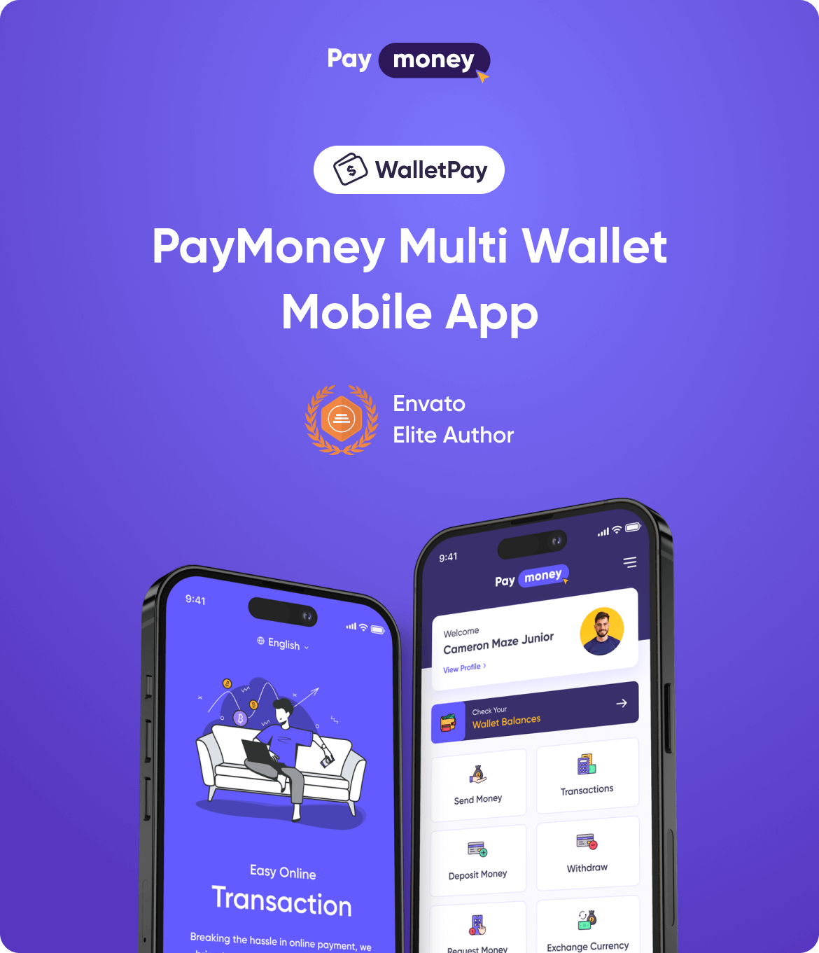 WalletPay - PayMoney Multi Wallet Mobile App - 1
