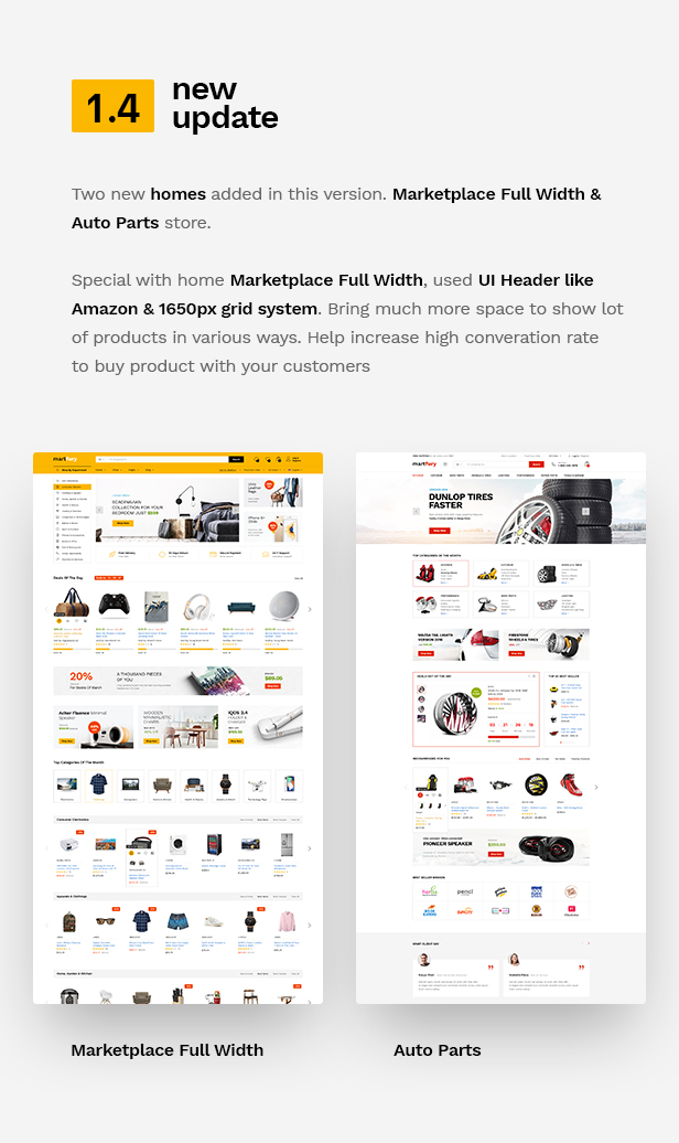 Martfury - WooCommerce Marketplace WordPress Theme - 10