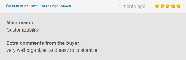 Glitch Laser Logo Reveal Review