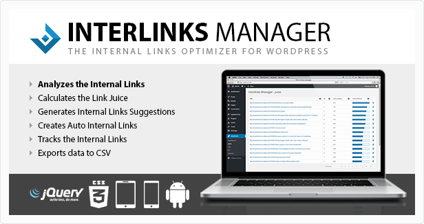 Interlinks Manager Plugin for WordPress