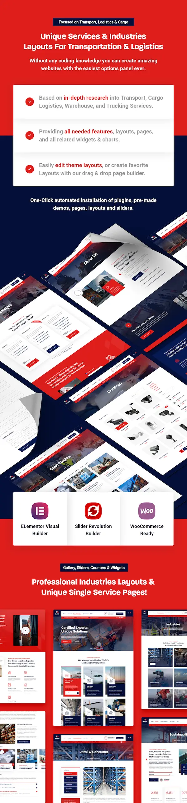 Rapido - Logistics, Cargo and Transportation WordPress Theme - 7