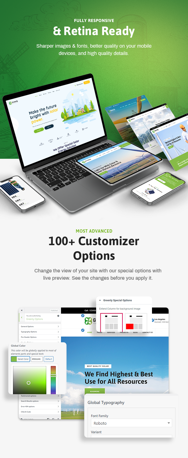 Greenly WordPress Theme