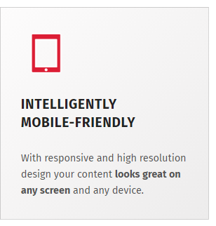 Mobile friendly
