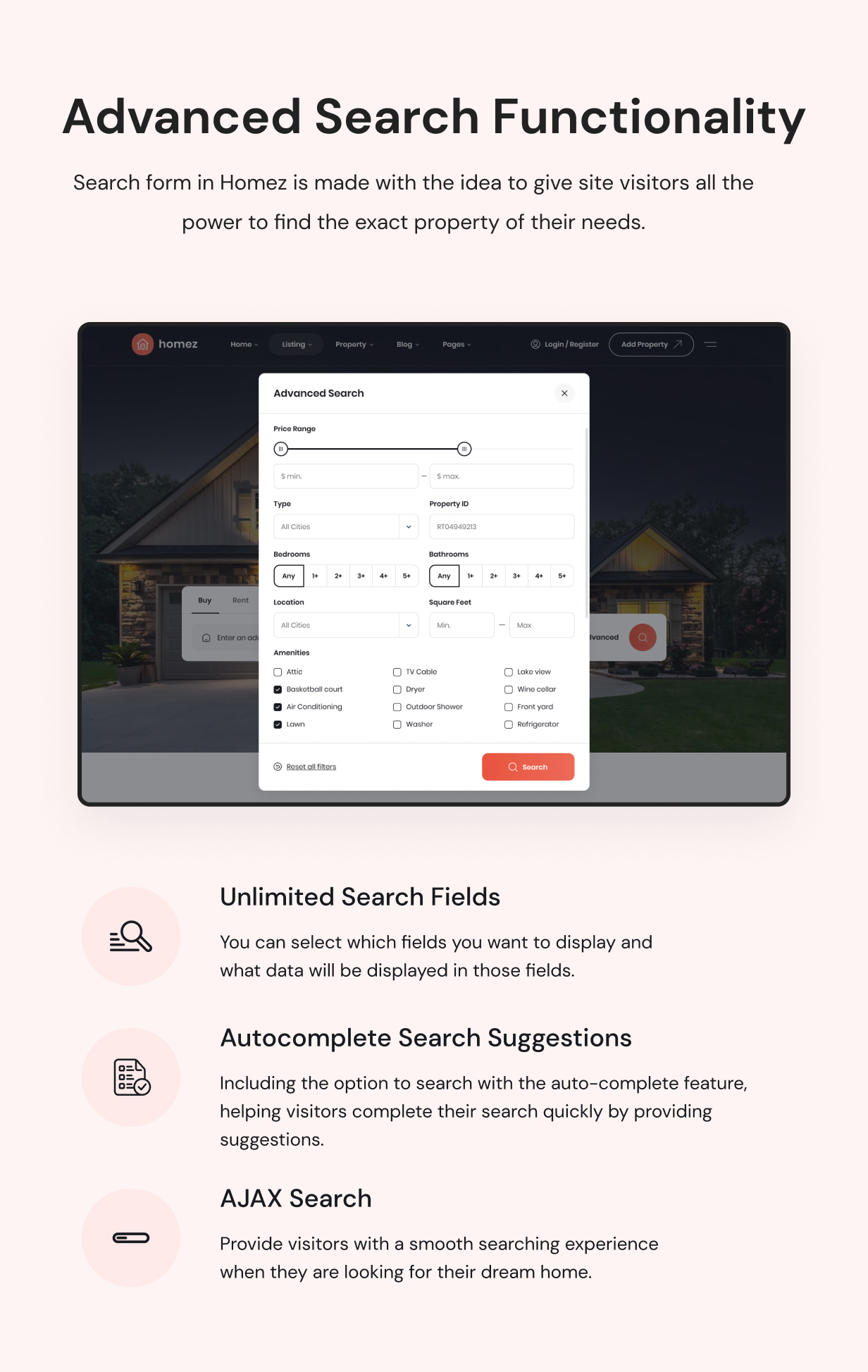 Homez Real Estate WordPress Theme WebDevBay