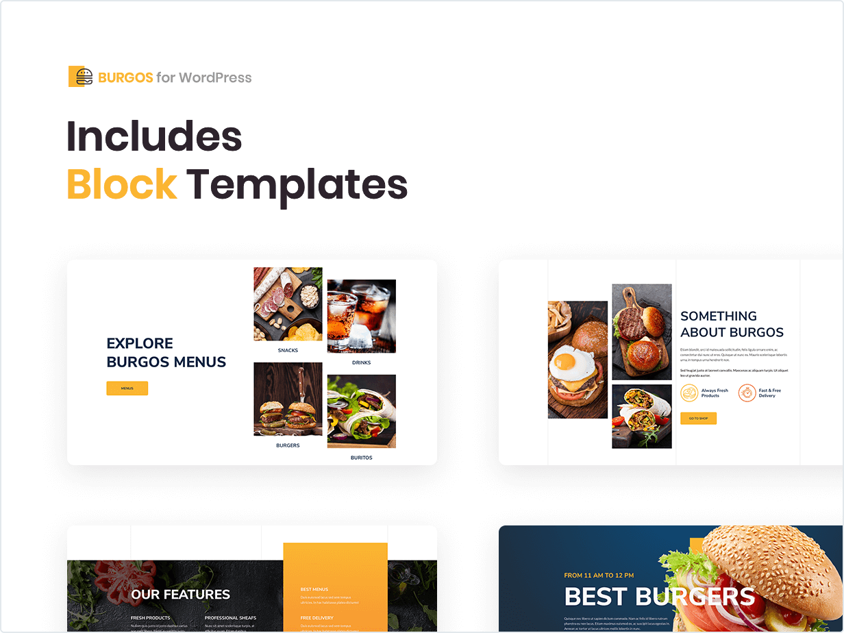 Includes Block Templates