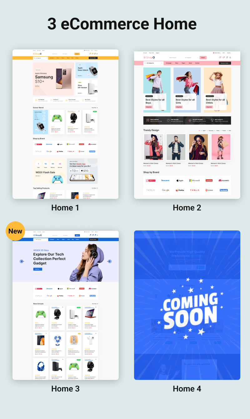 Shopo - Tailwind React eCommerce Template