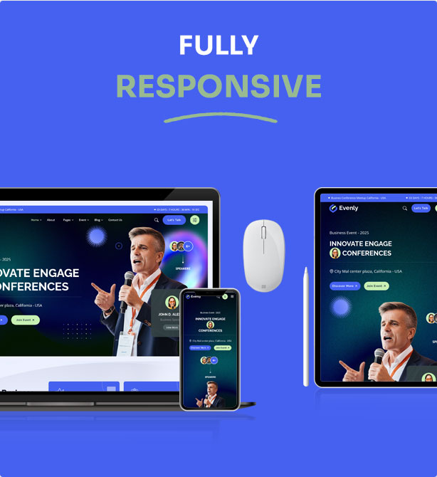 Evenly - Conference & Event WordPress Theme - 10