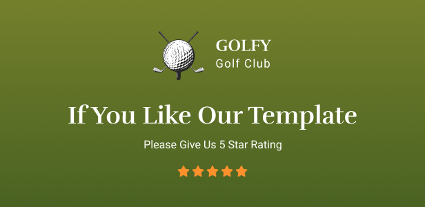 Golfy - Golf Club & Course HTML Template - 5