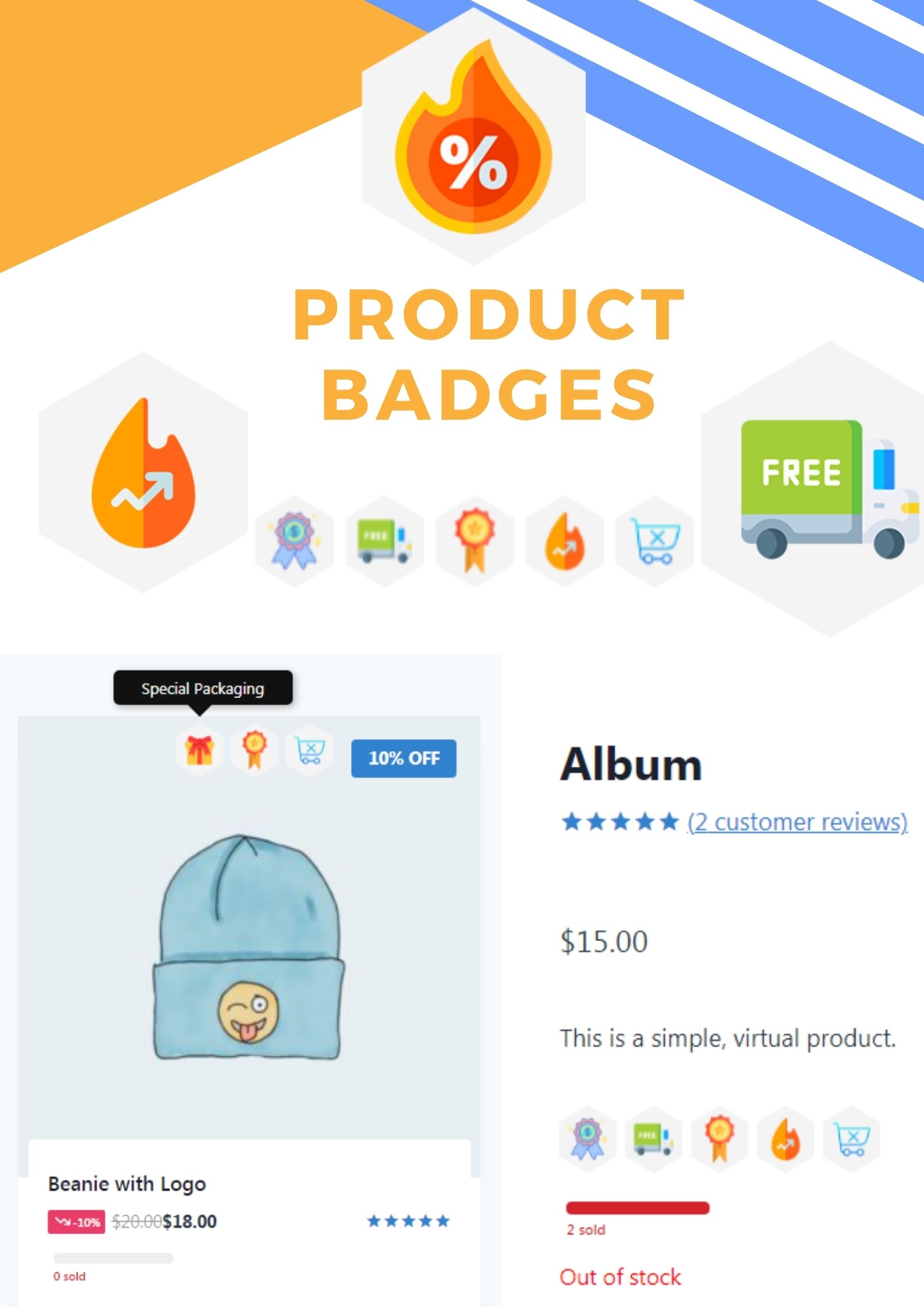 product badges