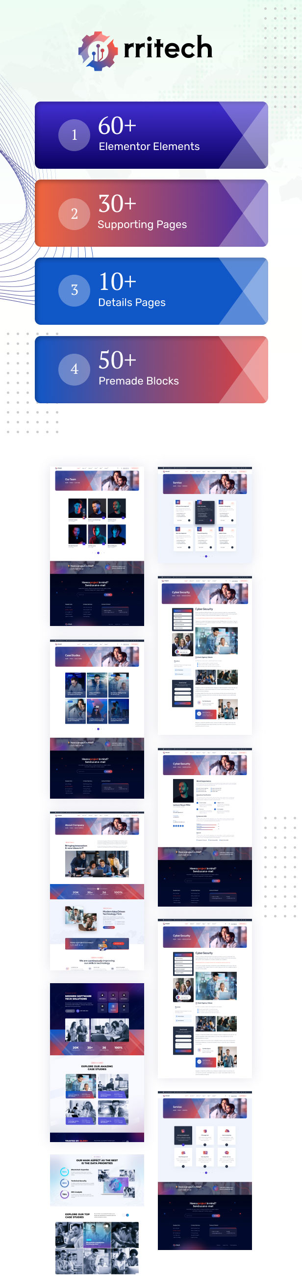 Orritech - IT Solutions & Services WordPress Theme - 6