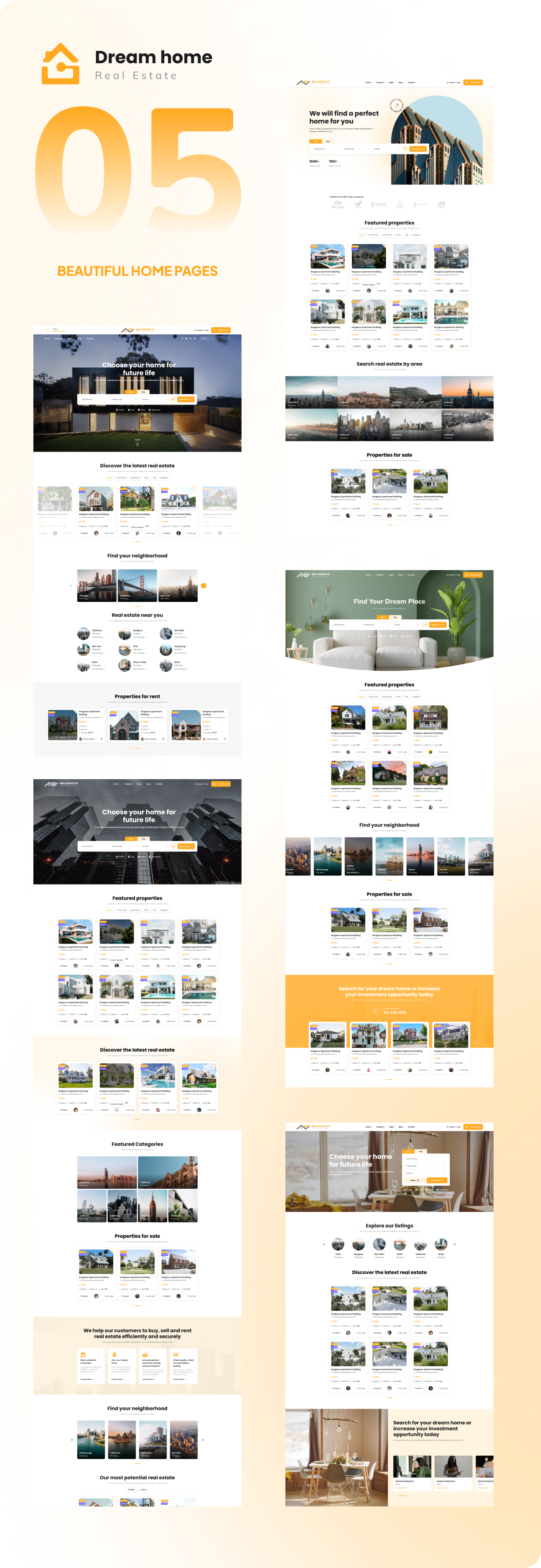 DreamHome | Real Estate React NextJS Template
