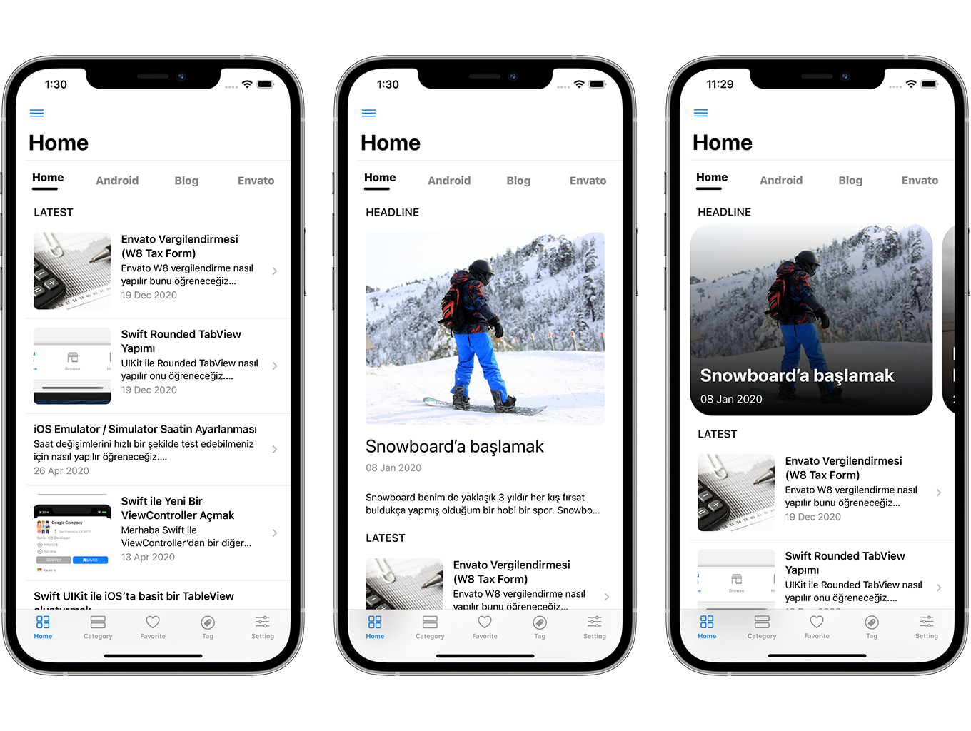 Blog and News SwiftUI iOS App for WordPress Site with AdMob, Firebase Push Notification and Widget - 3