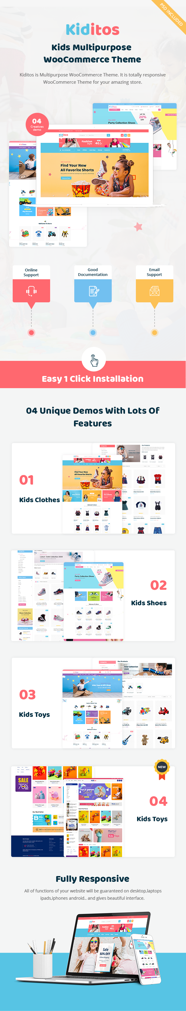 Kiditos WooCommerce Theme