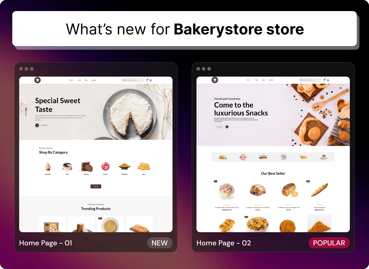 Bakery Shop App - E-commerce Store app in Flutter 3.x (Android, iOS) with WooCommerce Full App - 2