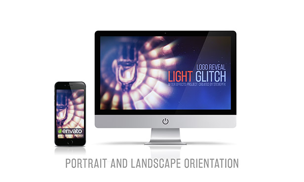 Light Glitch Logo - 1
