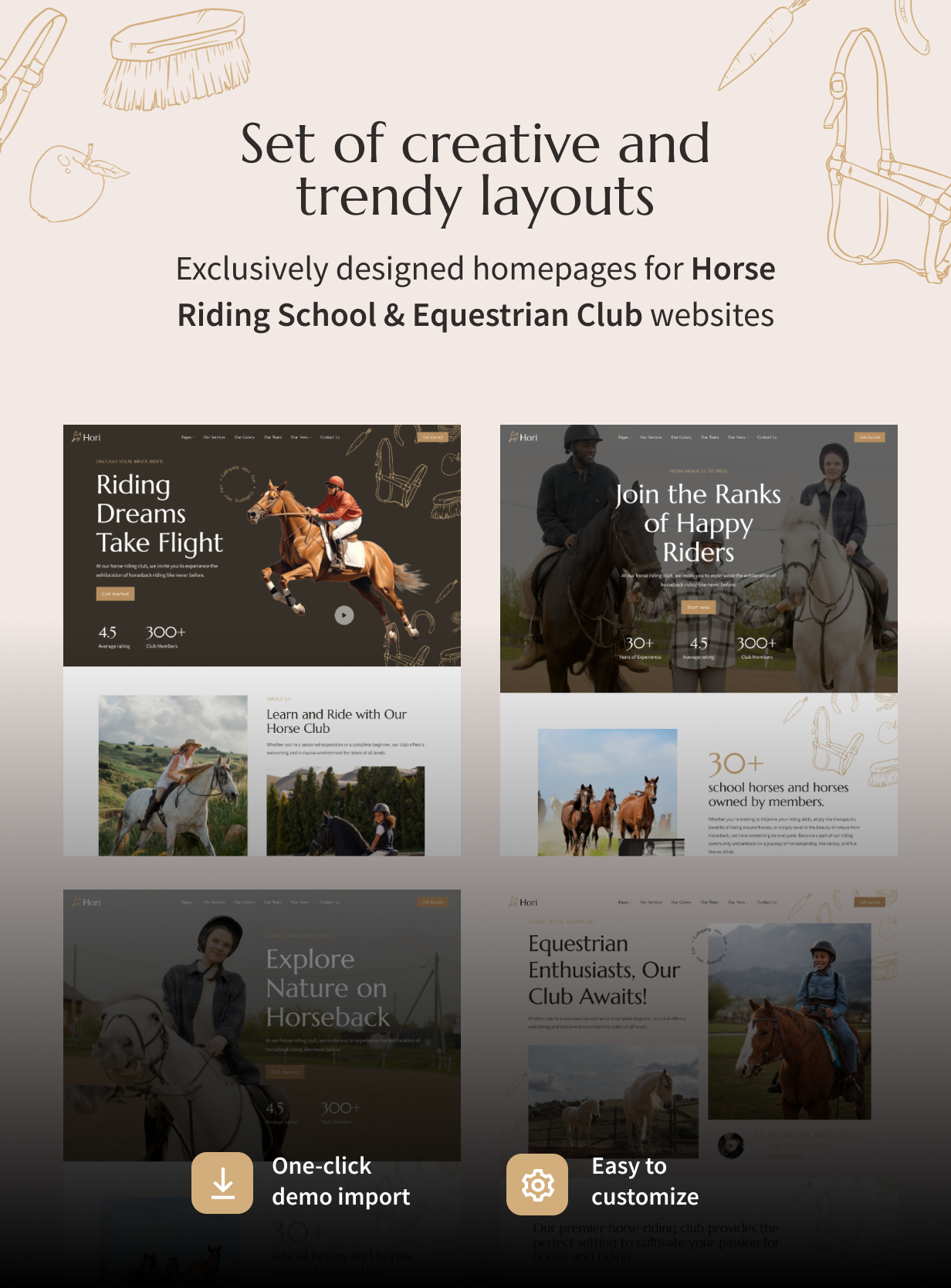 Hori - Horse Riding Club WordPress Theme