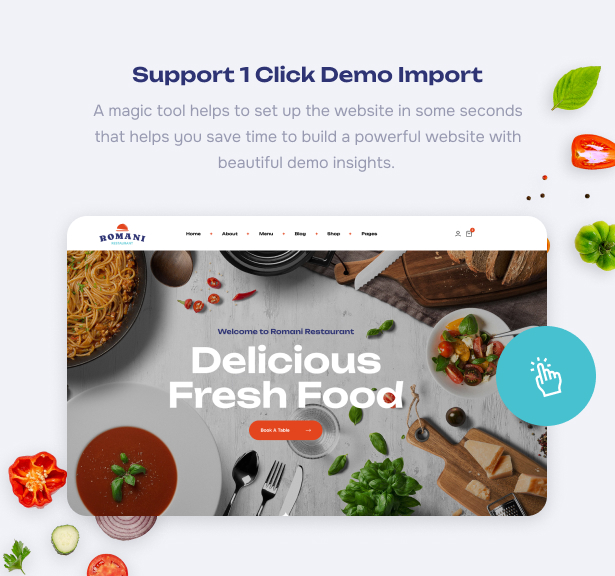 Romani - Restaurant WordPress Theme