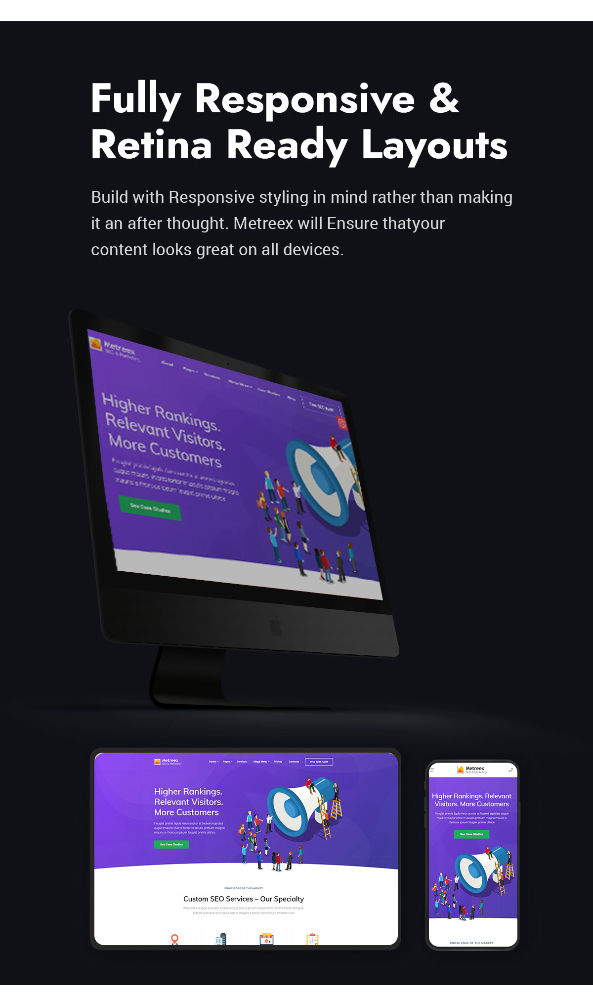 Metreex - SEO Marketing WordPress Theme - 4