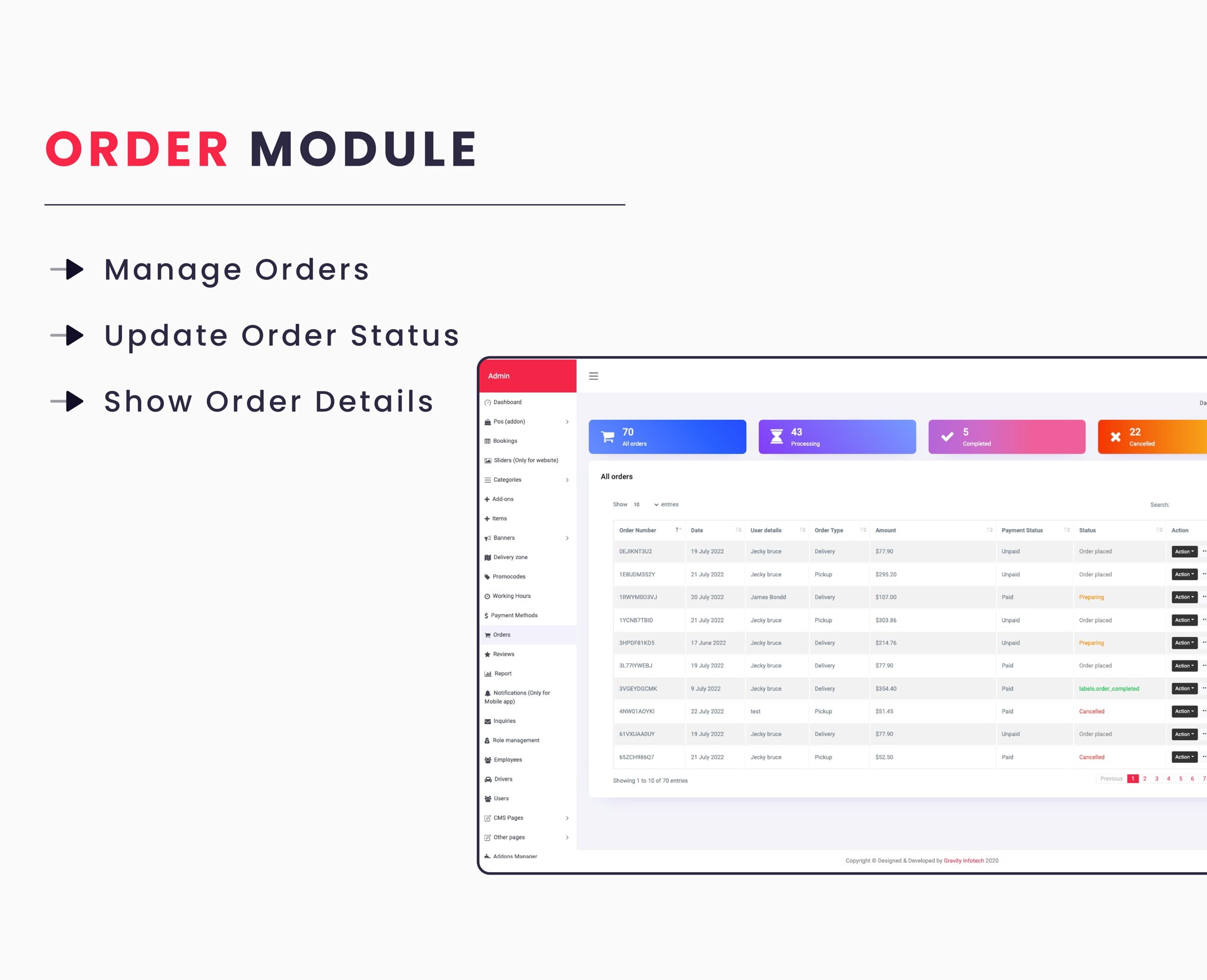 Single Restaurant - Flutter mobile apps with Laravel admin panel - 23