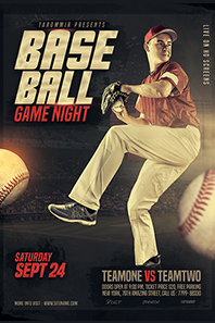 133-Baseball-Game-Night-flyer