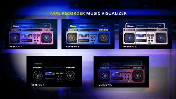Tape Recorder Music Visualizer - 2