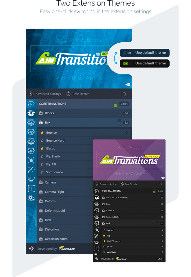 AinTransitions | Ultimate Multipurpose Transitions Pack - 16