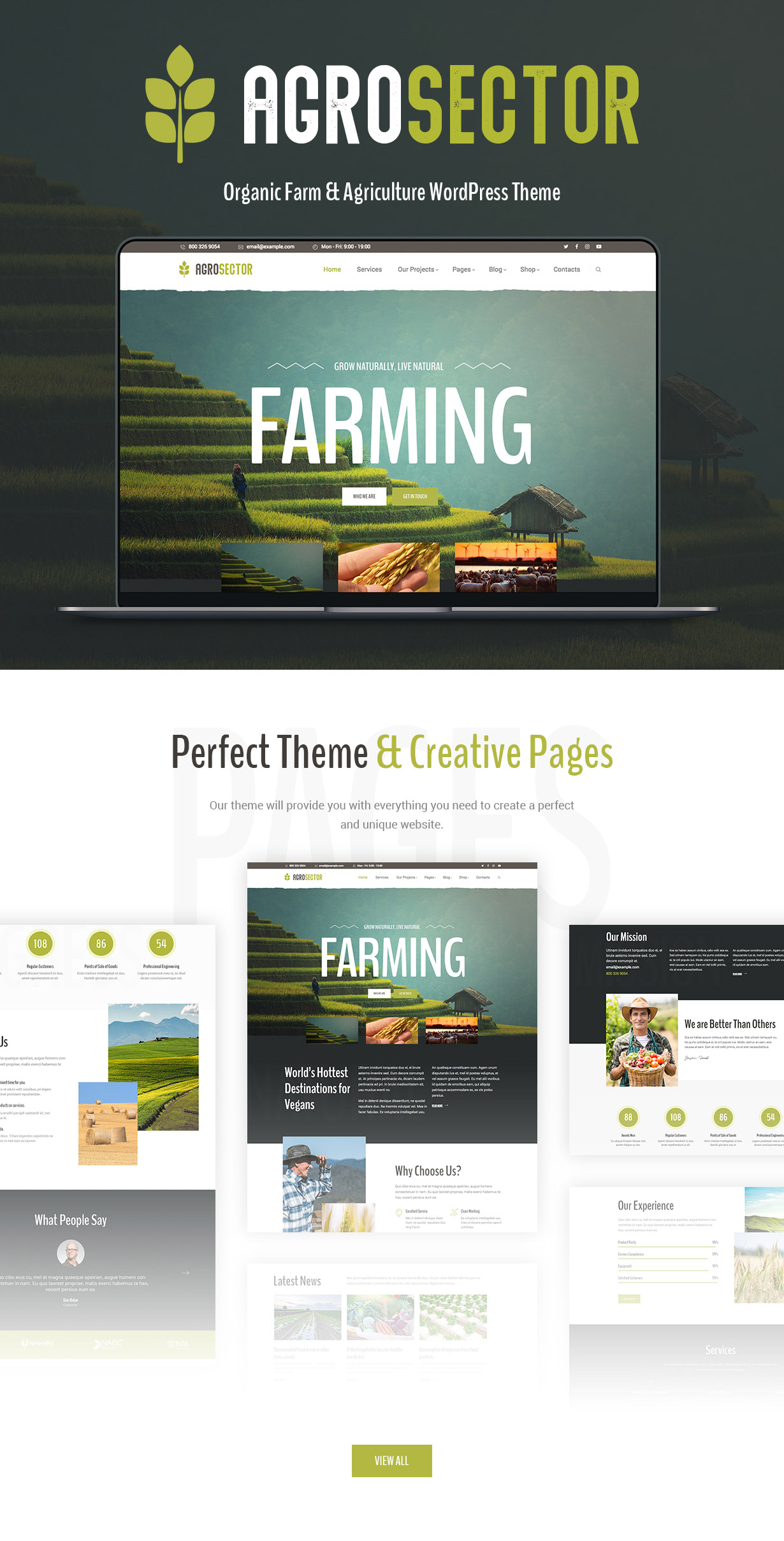 Agrosector - Agriculture & Organic Food WordPress Theme - 2