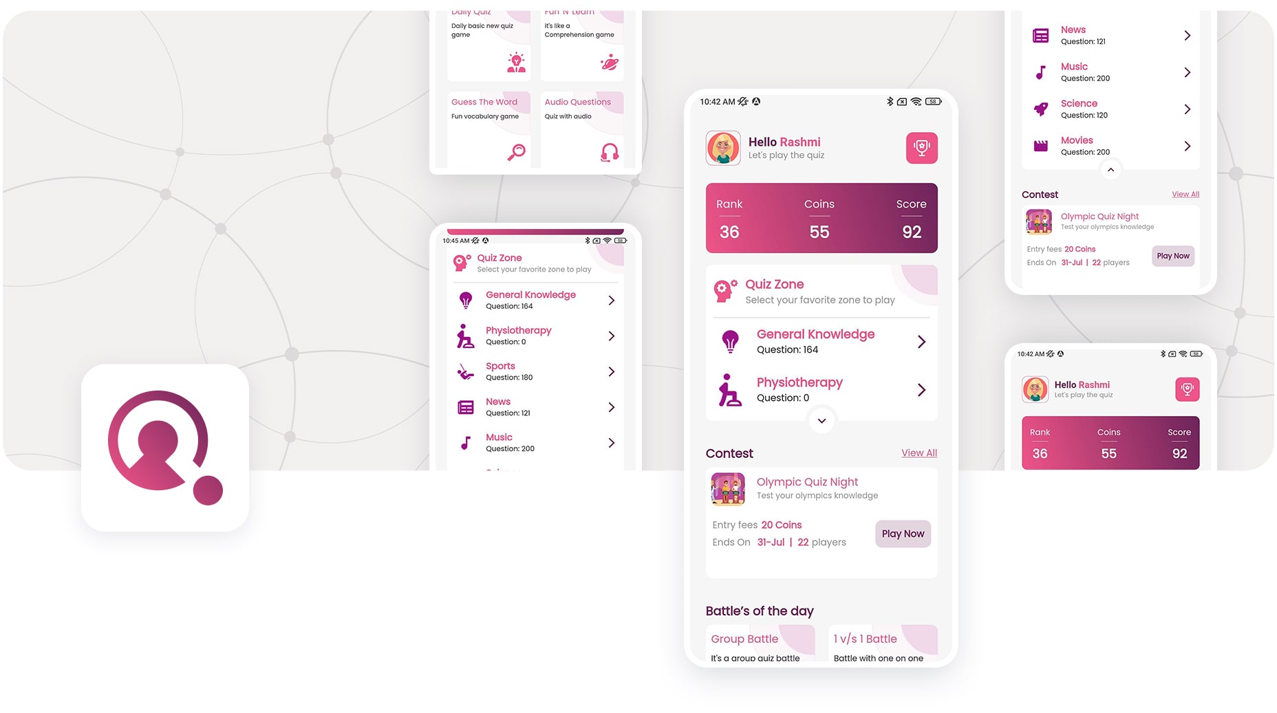 Professional Quiz App With Earning System Elite Quiz Trivia Quiz