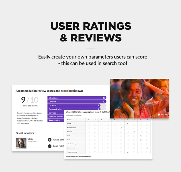 用户评分和评论