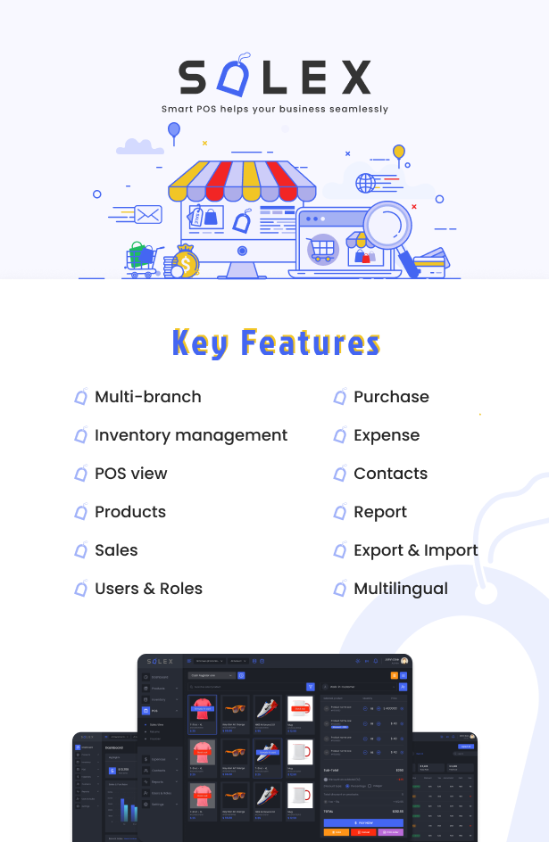 SaleX - POS with Inventory Management - 1