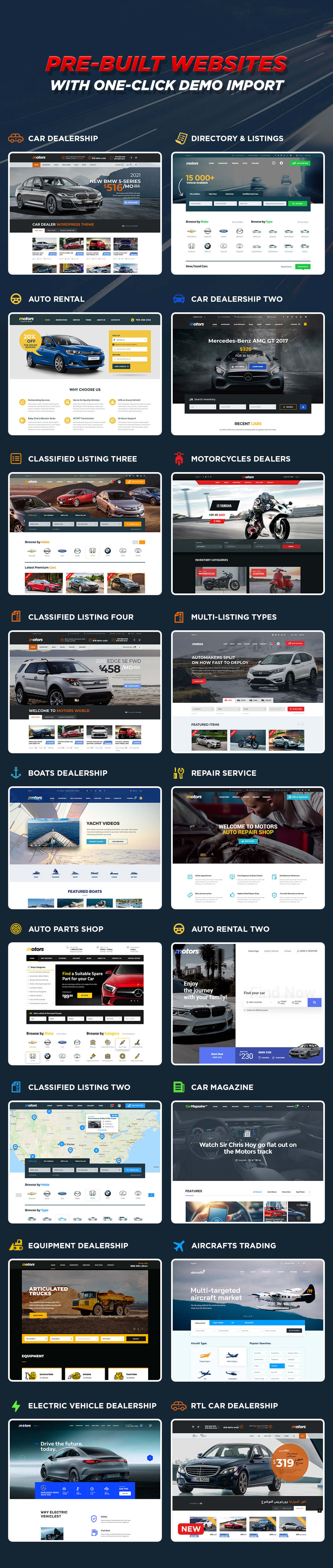 Motors - Car Dealer, Rental & Listing WordPress theme - 2