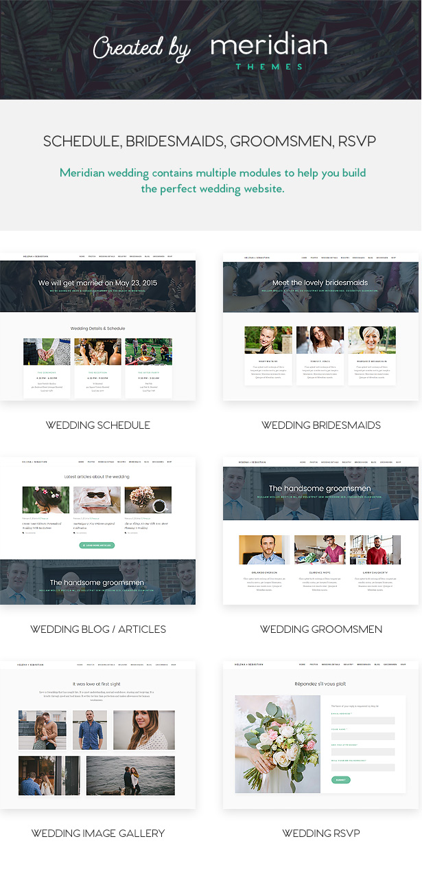 Meridian Wedding - Responsive WordPress Theme - 2