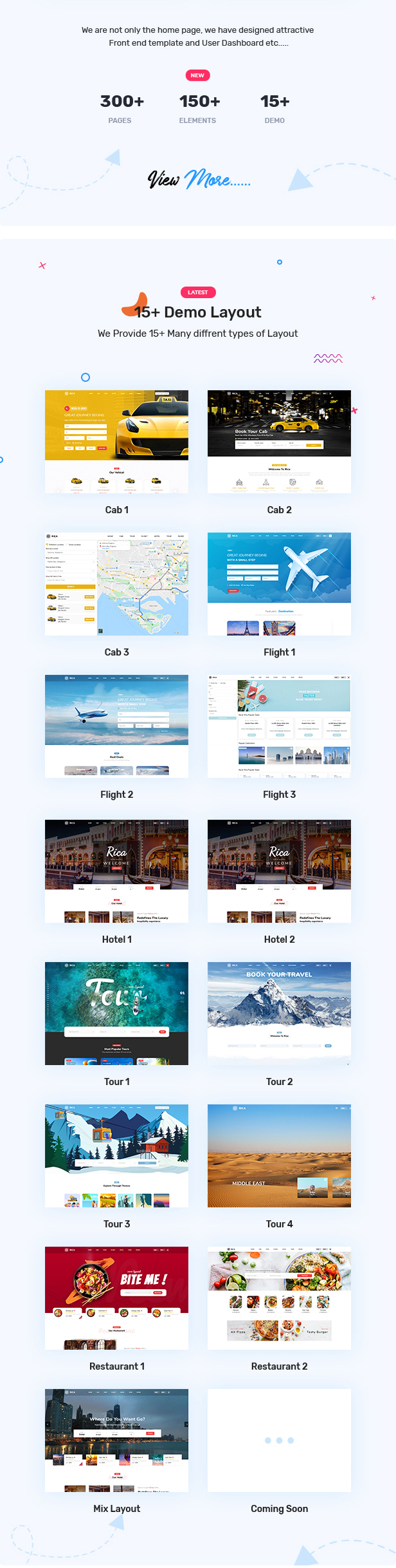Rica - Travel & Tour Online Booking React NextJs Template