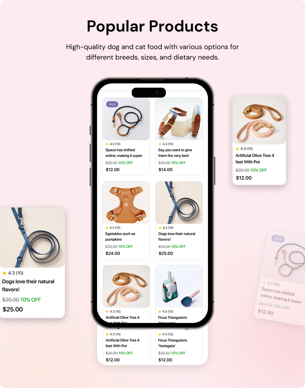 Pet Product Store App - E-commerce Store app in Flutter 3.x (Android, iOS) with WooCommerce Full App - 11