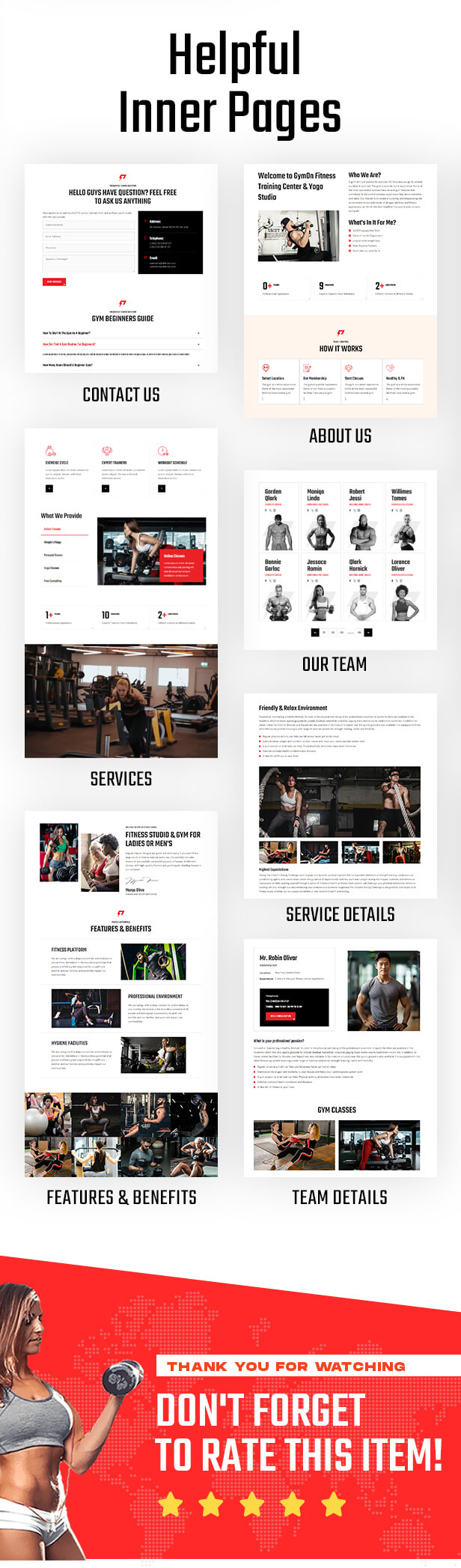 GymOn - Gym and Fitness Club HTML Template - 4